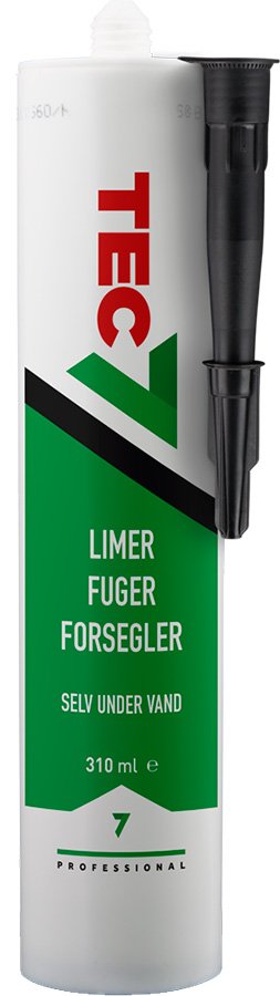 Tec7 Sort 310 Ml Lim Og Fugemasse AFI Marine